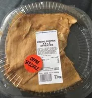 Mängden socker i Crêpes sucrees