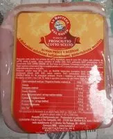 Mängden socker i Prosciutto cotto scelto