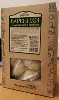 Mängden socker i Вареники с картофелем и грибами