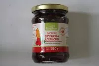 Mängden socker i Варенье брусника апельсин