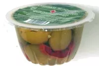 Mängden socker i Оливки зелёные фаршированные красным перцем