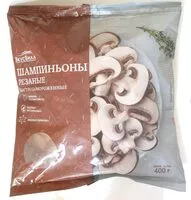 Mängden socker i Шампиньоны резаные быстрозамороженные
