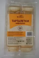 Mängden socker i Тарталетки вафельные