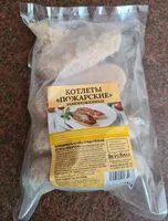Mängden socker i котлеты Пожарские замороженные