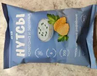 Mängden socker i Чипсы нутовые "Нутсы" со вкусом "Сметана и зелень"