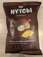 Mängden socker i Чипсы нутовые "Нутсы" со вкусом "Грибы"