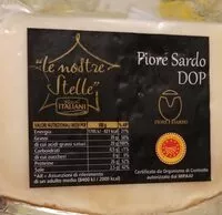 Mängden socker i Fiore Sardo DOP