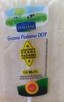 Mängden socker i Grana Padano Dop 16 mesi
