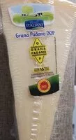 Mängden socker i Grana padano dop