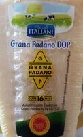 Mängden socker i Formaggio Grana Padano DOP