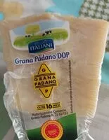 Mängden socker i Grana Padano DOP