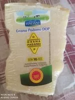 Mängden socker i Grana padano