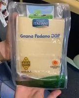 Mängden socker i Grana padano DOP