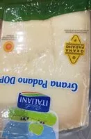 Mängden socker i Formaggio grana padano dop