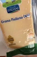 Mängden socker i Grana padano dop