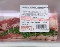 Mängden socker i Arrosto coppa con pancetta