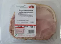 Mängden socker i Metzgerschinken mit Schwarte