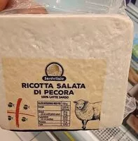 Mängden socker i Ricotta salata di Pecora