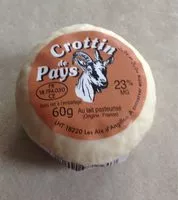 Mängden socker i Crottin de pays