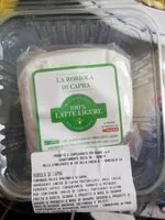 Mängden socker i Robiola di capra