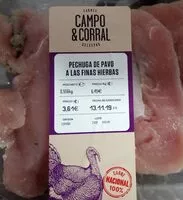 Mängden socker i Pechuga de pavo a las finas hiervas