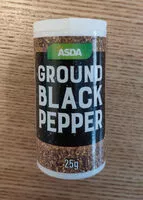 Mängden socker i Ground Black Pepper