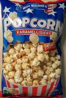 Mängden socker i Popcorn karamellisiert