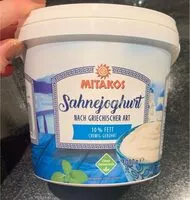 Mängden socker i Mitakos Sahnejoghurt nach griechischer Art