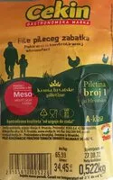 Mängden socker i file pileceg zabatka