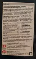 Mängden socker i Honey Chicken Strips