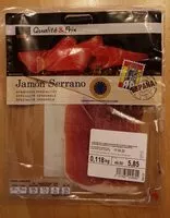 Mängden socker i jamon serrano