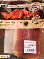 Mängden socker i Jamón Serrano