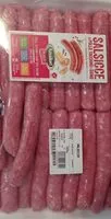 Mängden socker i Salsiccia di pollo, tacchino e suino