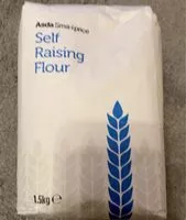 Mängden socker i Asda essential self raising flour