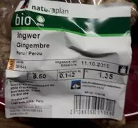 Mängden socker i Gingembre