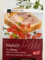 Mängden socker i Pâté en croûte