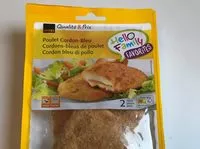 Mängden socker i Cordon-bleu de poulet