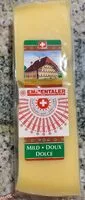 Mängden socker i Emmentaler AOP mild