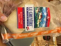 Mängden socker i Le Gruyere AOP salé