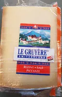 Mängden socker i Gruyère salé