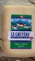 Mängden socker i Gruyère AOP doux