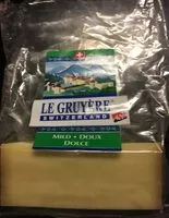 Mängden socker i Gruyere doux aop
