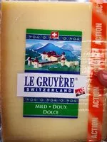 Mängden socker i Le gruyère Switzerland doux