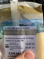 Mängden socker i Gruyère surchoix