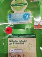 Mängden socker i Frische Hähnchenschenkel mit Rückenstück