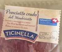 Mängden socker i Prosciutto crudo del Mendrisiotto