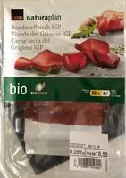 Mängden socker i Viande des Grisons IGP