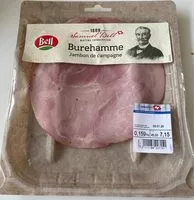 Mängden socker i Burehamme / jambon de campagne