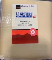 Mängden socker i Gruyère