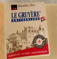 Mängden socker i Le gruyere